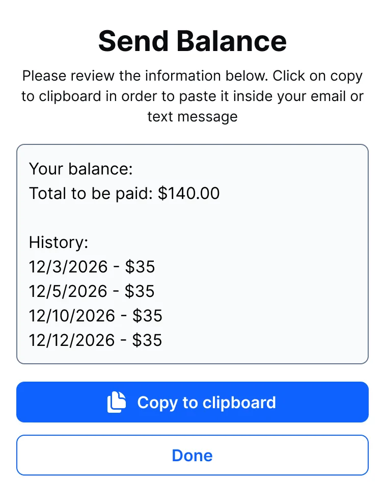 Payment tracking feature illustration