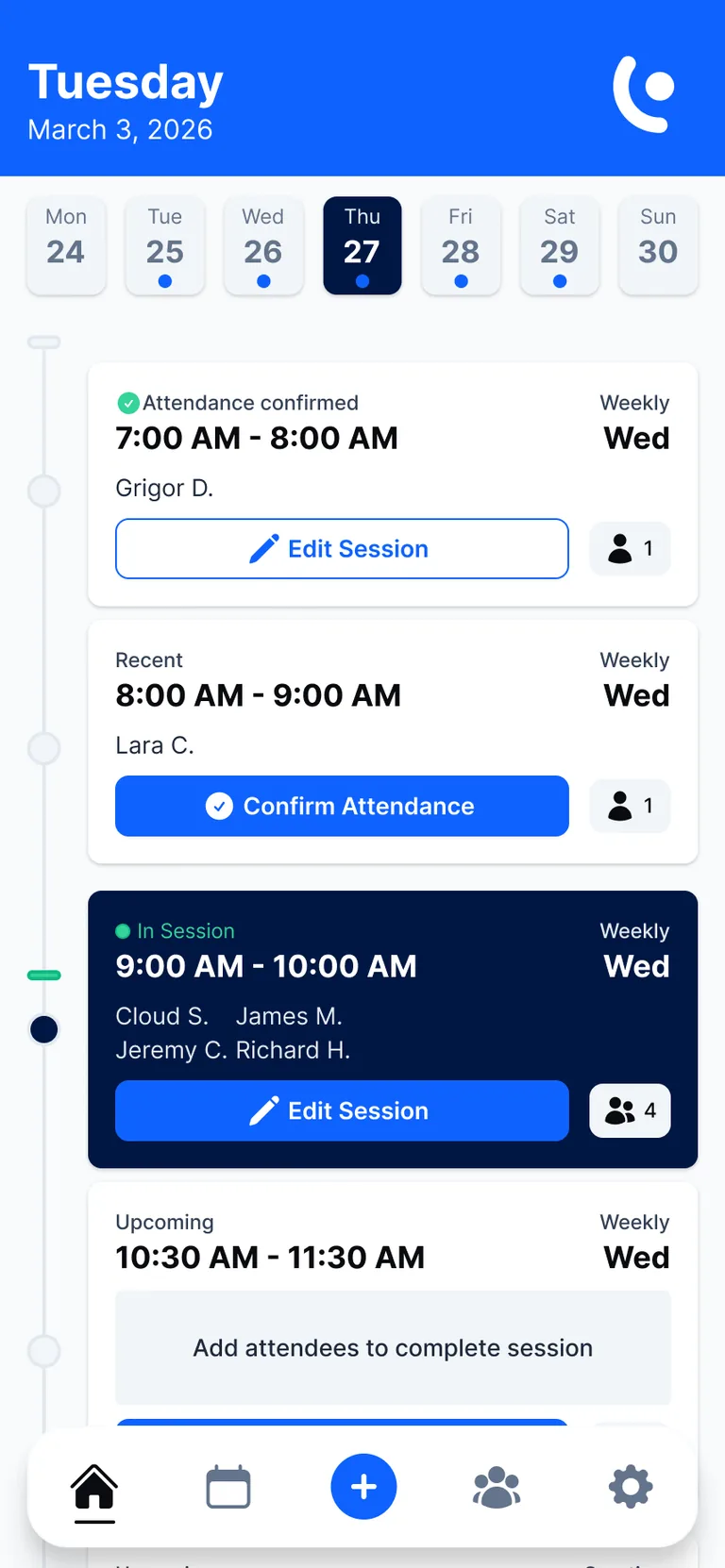 Home screen overview feature illustration
